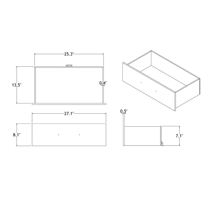 Adelaide - Dresser With Sleek Finish And Drawer Pulls