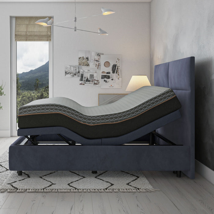 Copper Lux Hybrid - 12" Mattress With Copper Infused Contouring Memory Comfort Layer And Supportive Coil System