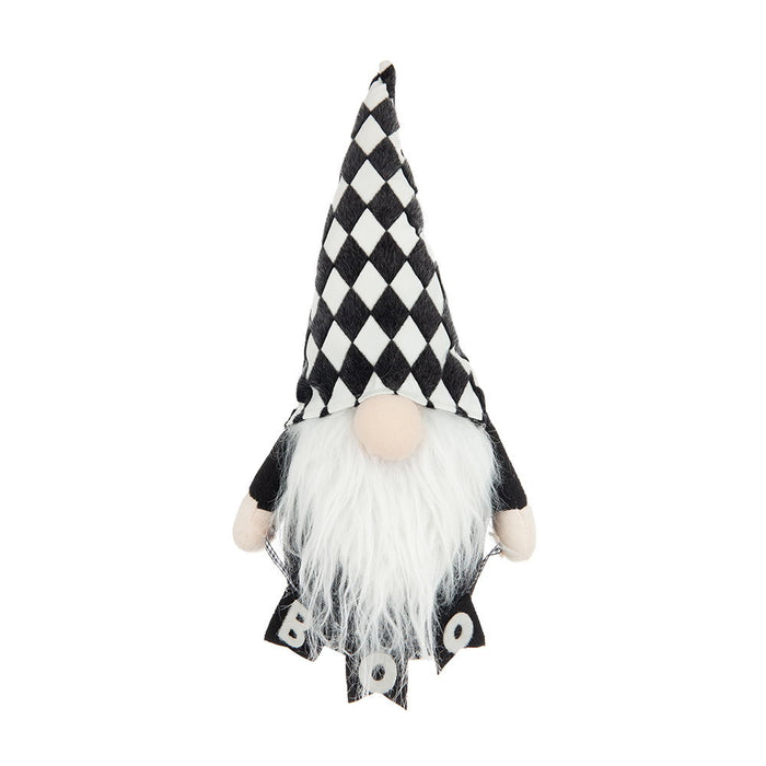 Gnome Decor, For Halloween Decor - Black / White