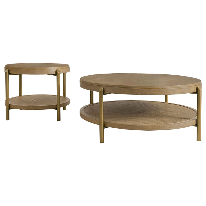 Benson - Round Coffee And End Table Set