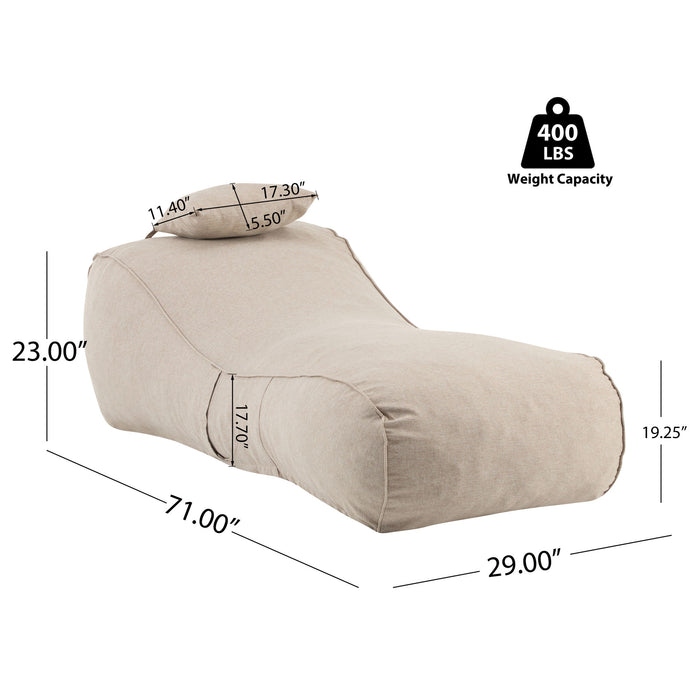 Lemoore - Outdoor Bean Bag Lounge Chair