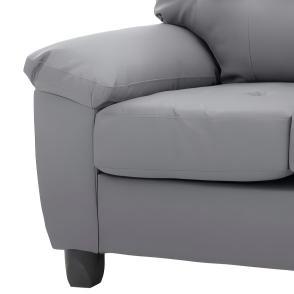 Stylish Loveseat With Padded Arms