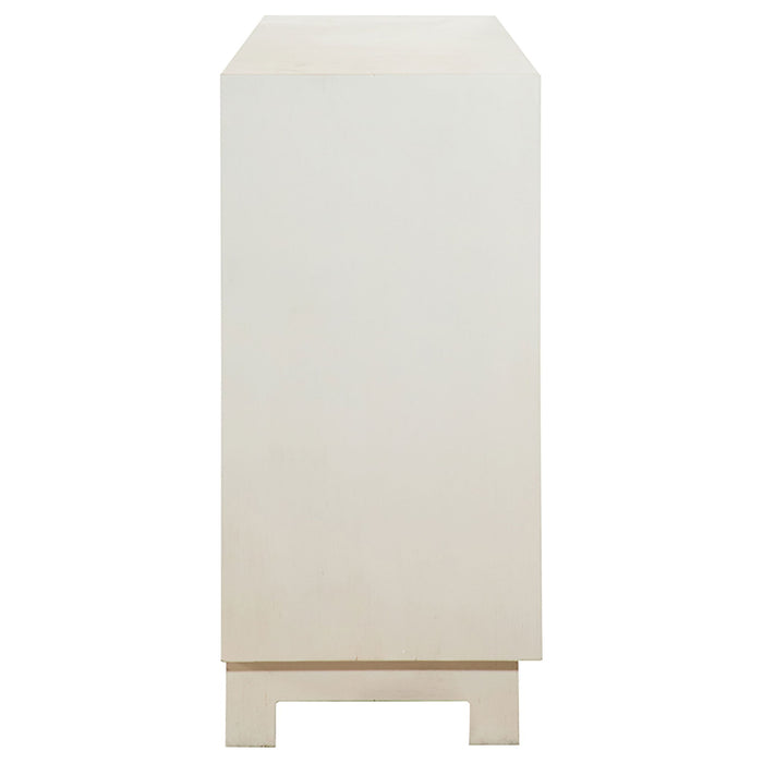 Wanda - Rectangular 4 Door Accent Cabinet - White