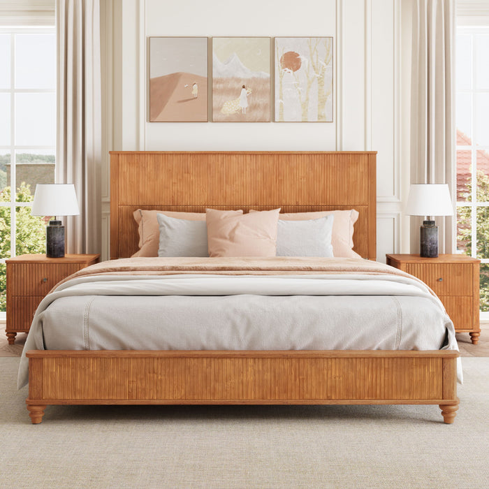 3 Piece Bedroom Set & Bed And 2 Nightstands