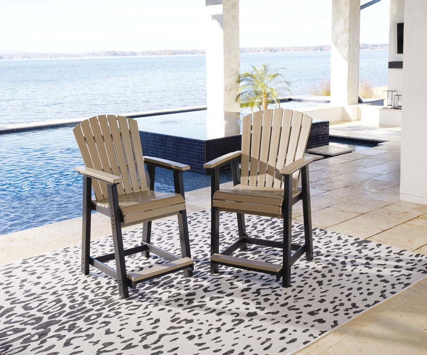Fairen Trail - Preto / Driftwood - Banqueta (conjunto de 2)