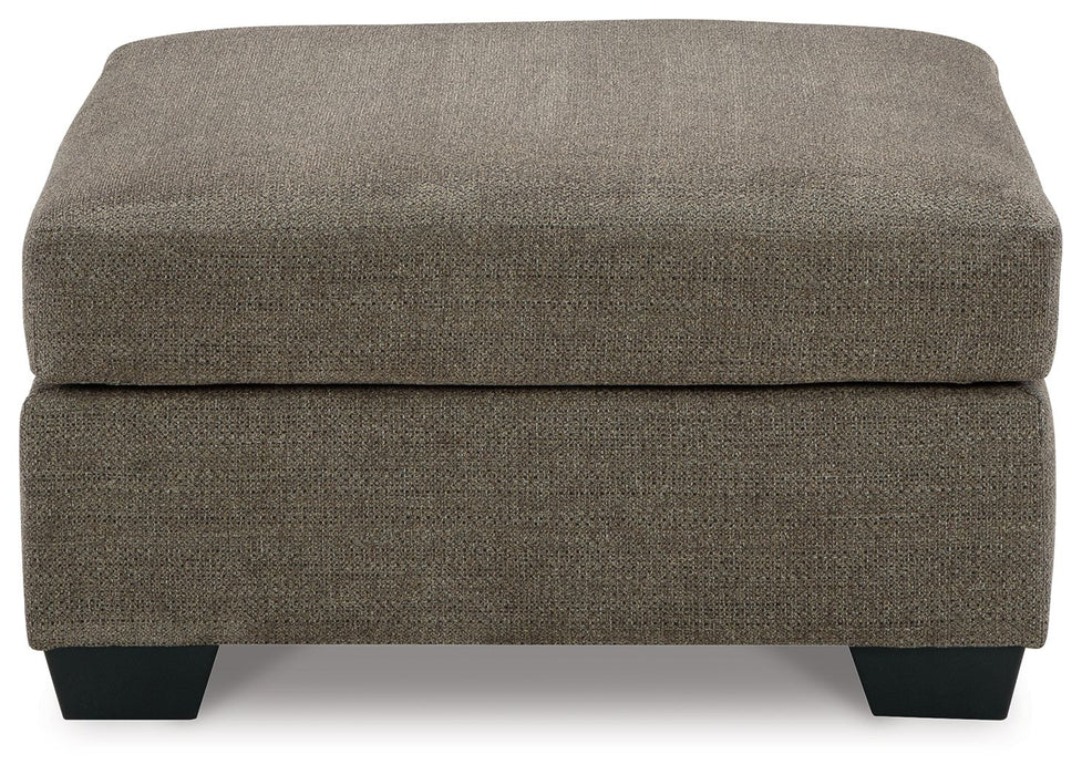 Mahoney - Oversized Accent Ottoman - Chocolate