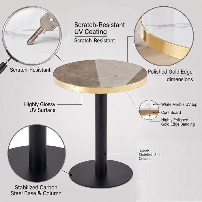 Elegant Round Bistro Table