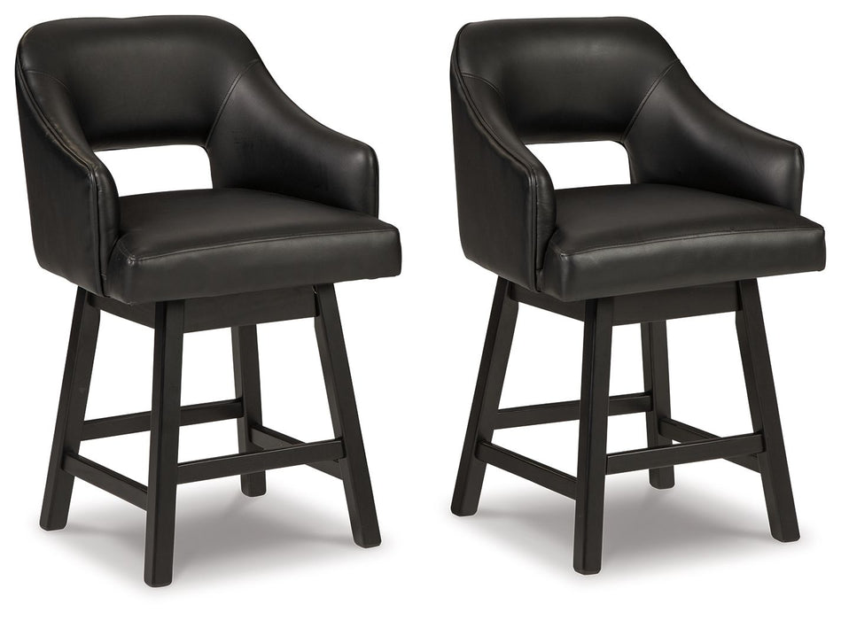 Tallenger - Upholstered Swivel Barstool (Set of 2)