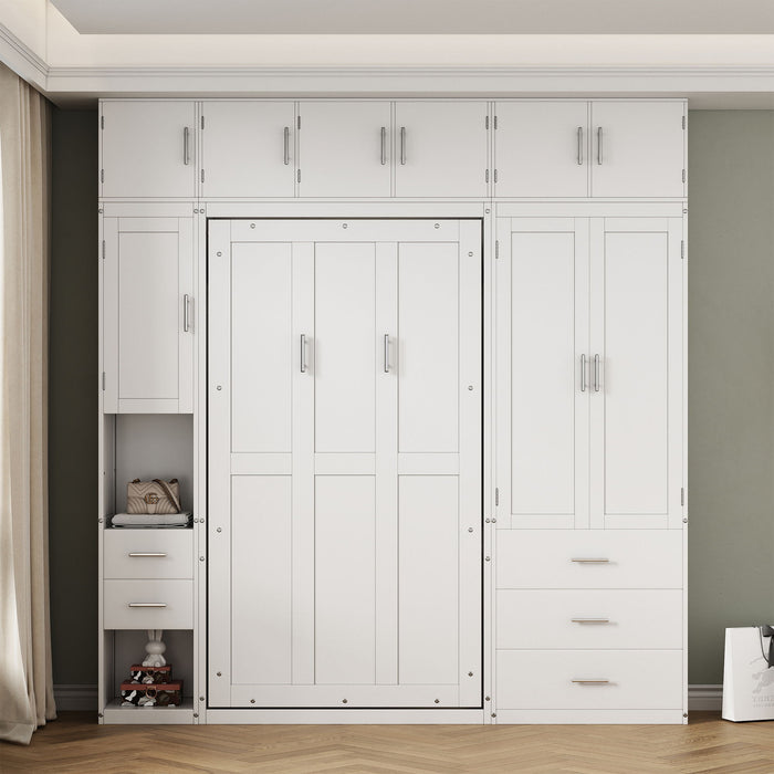 Murphy Bed With Lockers And Wardrobes