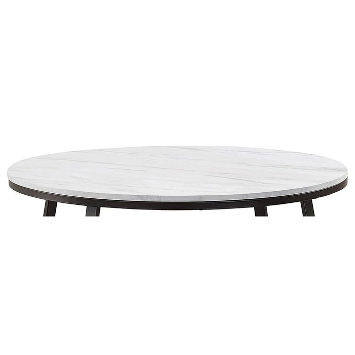 Donovan - Coffee Table With Round Top - White