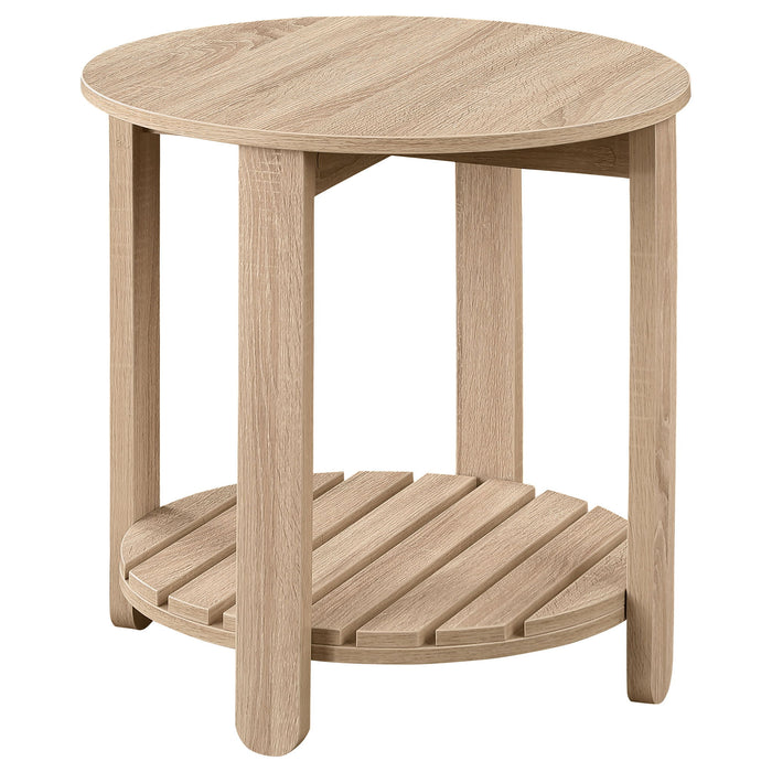 Altos - 1 Shelf Round Table