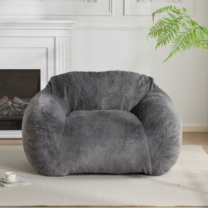 Sezze - Indoor Bean Bag Chair - Gray