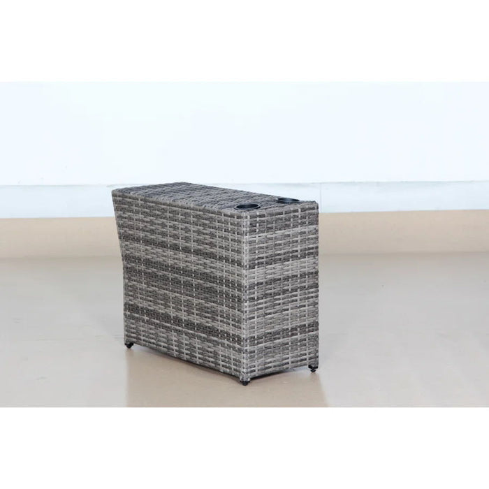 Shick Outdoor Side Table - Gray Mix