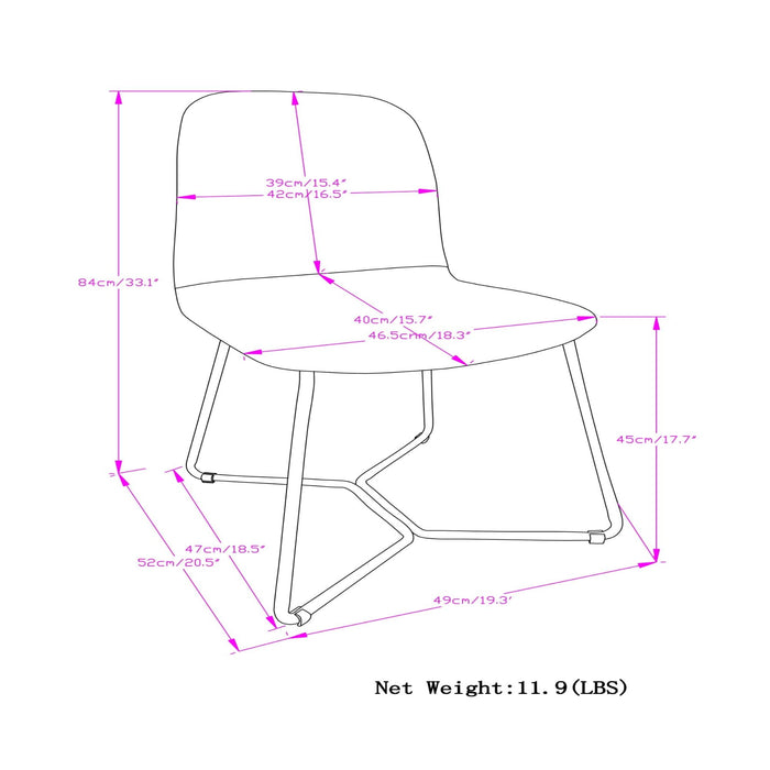 Wilcox - Dining Chair (Set of 2) - Charcoal Gray