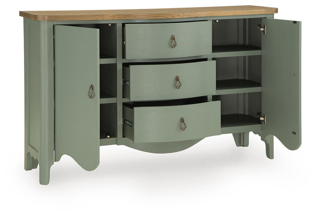 Actonville - Accent Cabinet - Antique Green