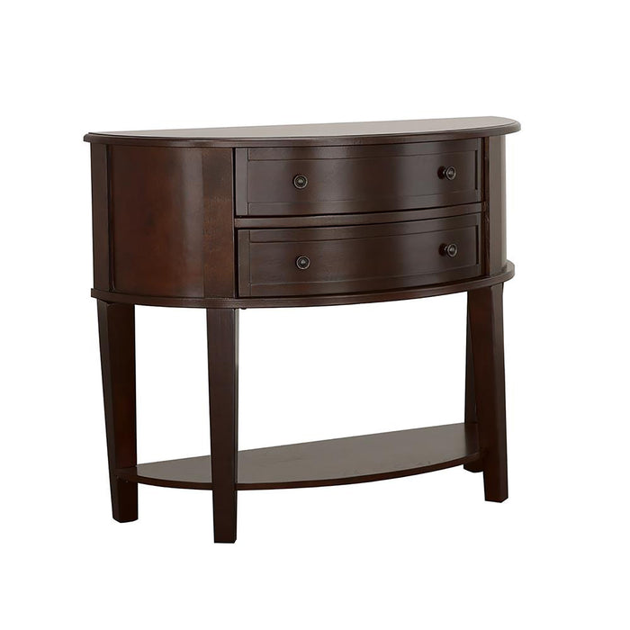 Demilune - Shape Console Table - Brown