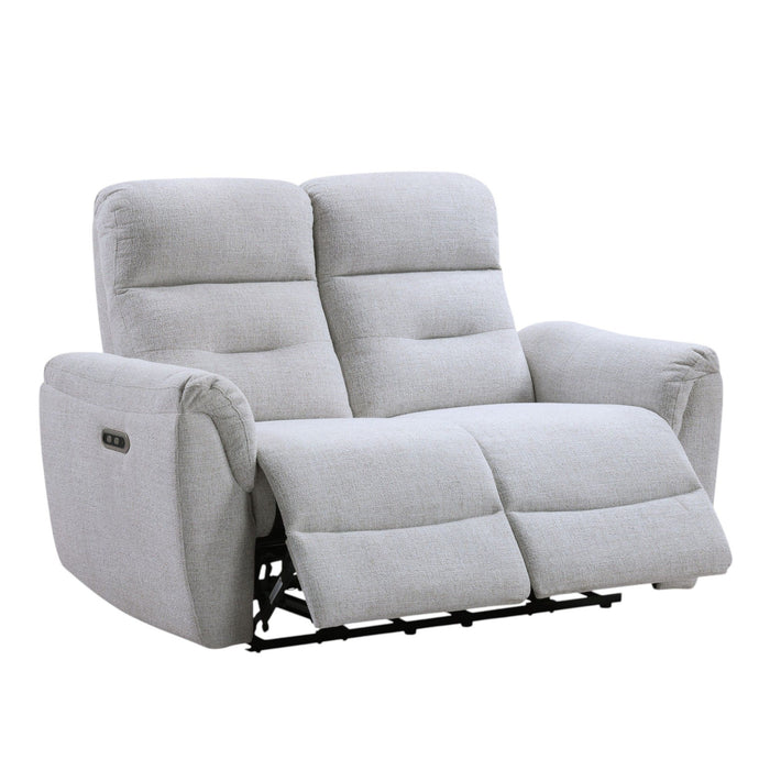 Eastre - Power Motion Loveseat With USB Port - Gray