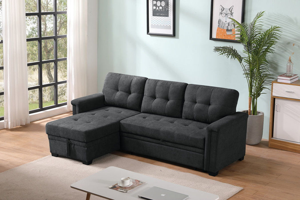 Kinsley - Sleeper Sectional Sofa Chaise With USB Charger And Tablet Pocket