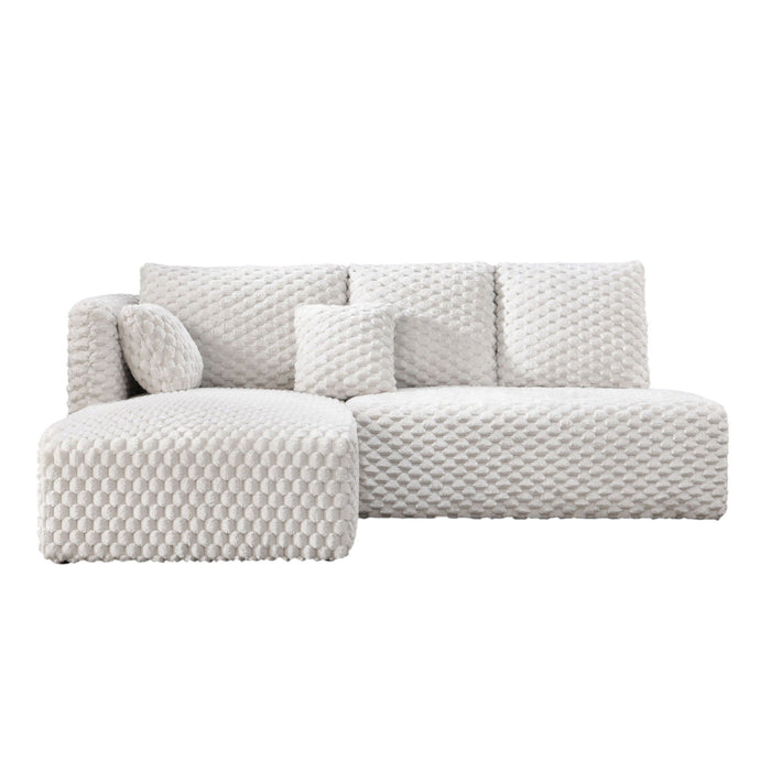 Manya - Sectional Sofa - Ivory