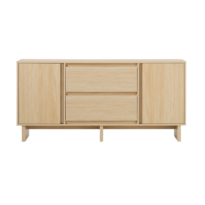 Scandi - Sideboard With Beveled Drawers