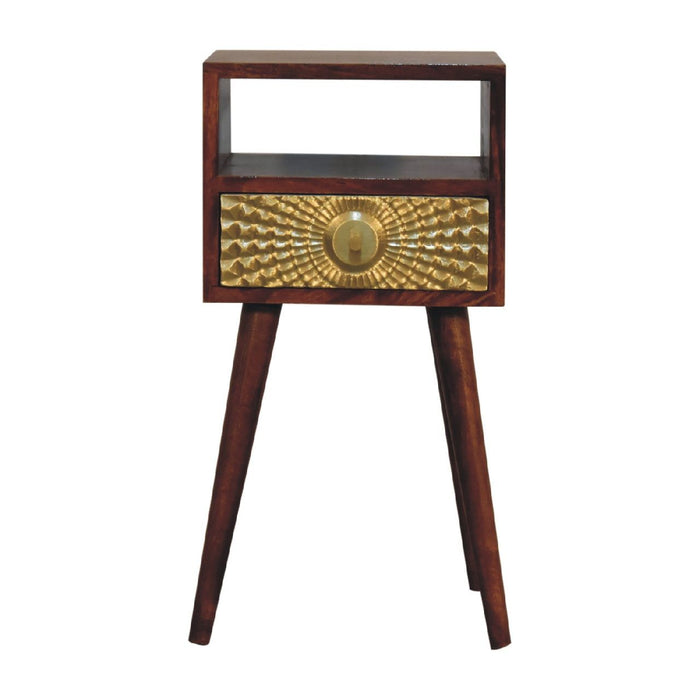 Eden - Mini Nightstand - Chestnut