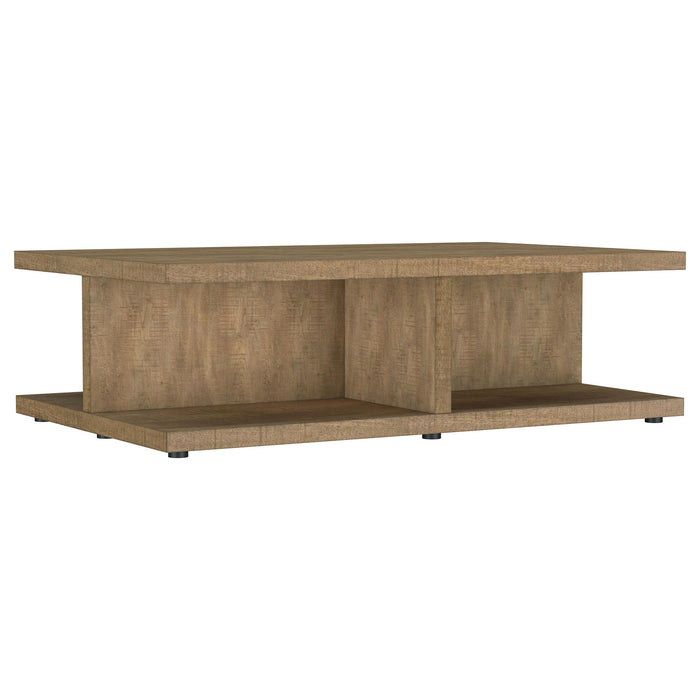 Metron - 2 Piece Coffee Table Set - Mango Color