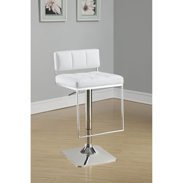 Alameda - Adjustable Bar Stool - White