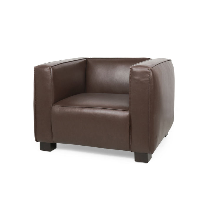Vortexia - Club Chair With Tuxedo Design