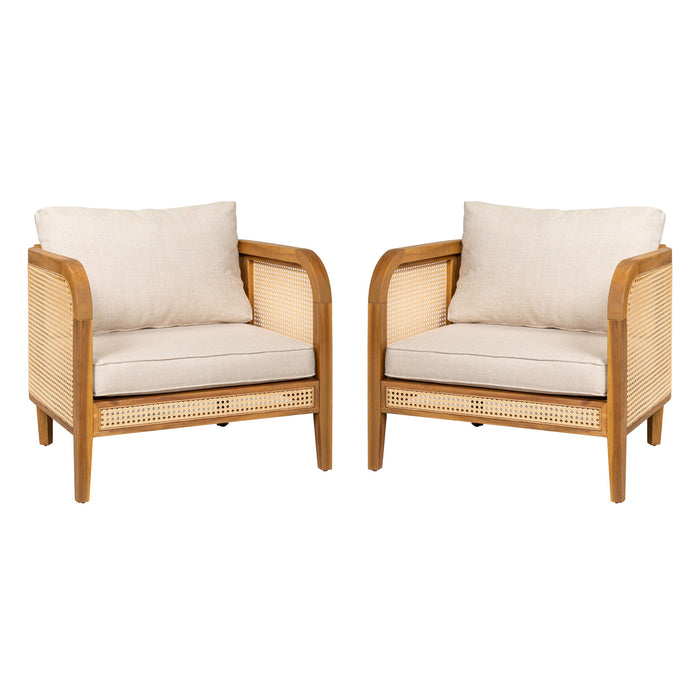 Kirkby - Bohemian Outdoor Patio Cushioned Arm Chair