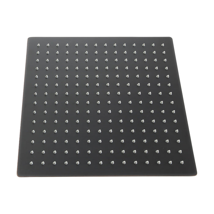 10" Square Rainfall Shower Head With Silicone Nozzle - Oil-Rubbed Bronze