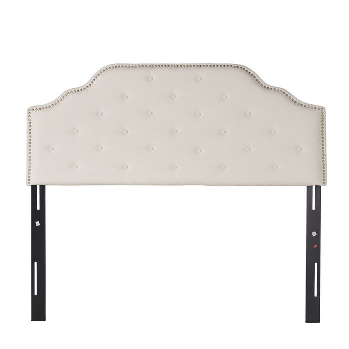 Charismatic - Size Headboard With Button Tufting And Nailhead Trim