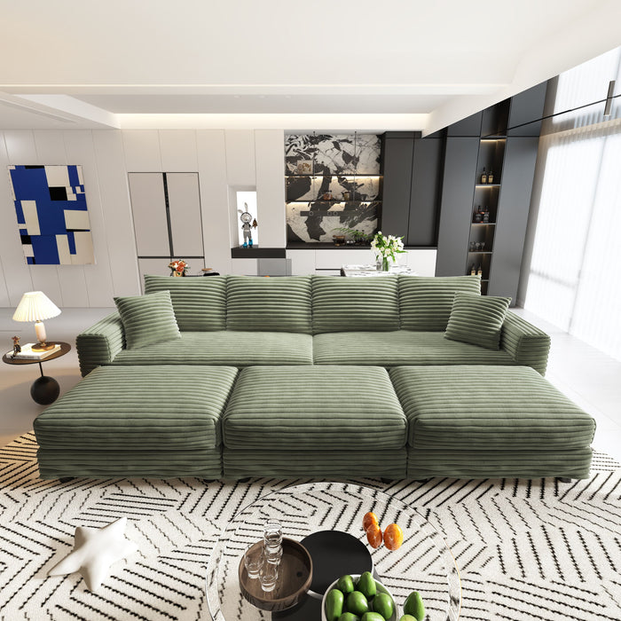 Modern Comfy Upholstered Sofa Cloud Couch & Deep Seat Couches