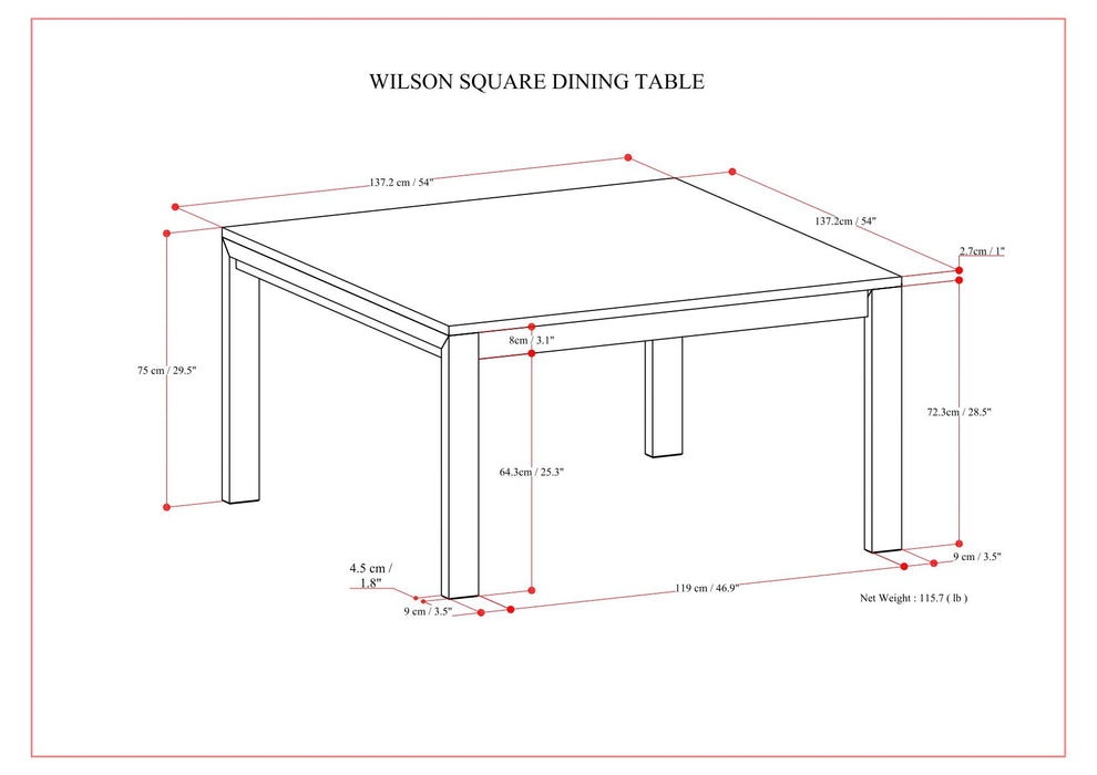 Wilson - Handcrafted Dining Table