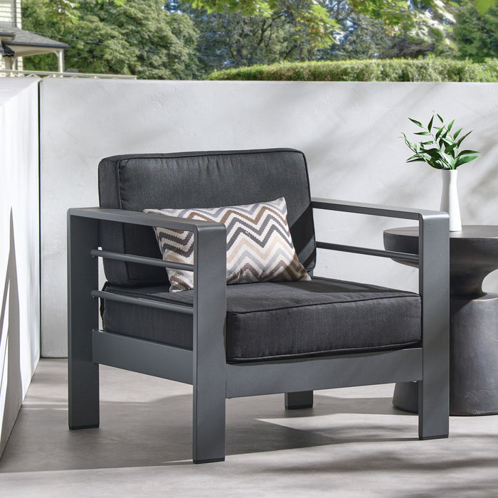 Cape Coral - Club Chair - Dark Gray