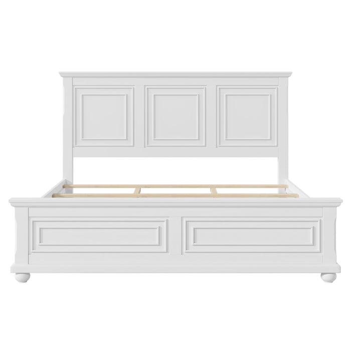 Vintage Tall Headboard Bed