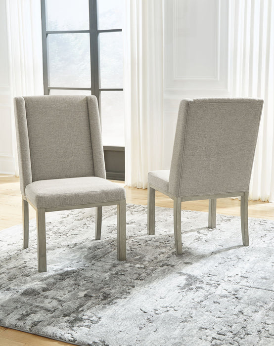 Fawnburg - Dining UPH Side Chair (Set of 2) - Gray