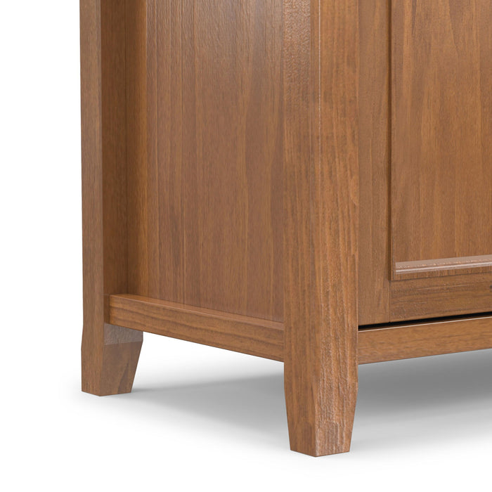 Amherst - TV Media Stand - Medium Saddle Brown