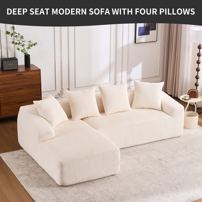 Combined 3 Seater Sofa With 4 Pillows