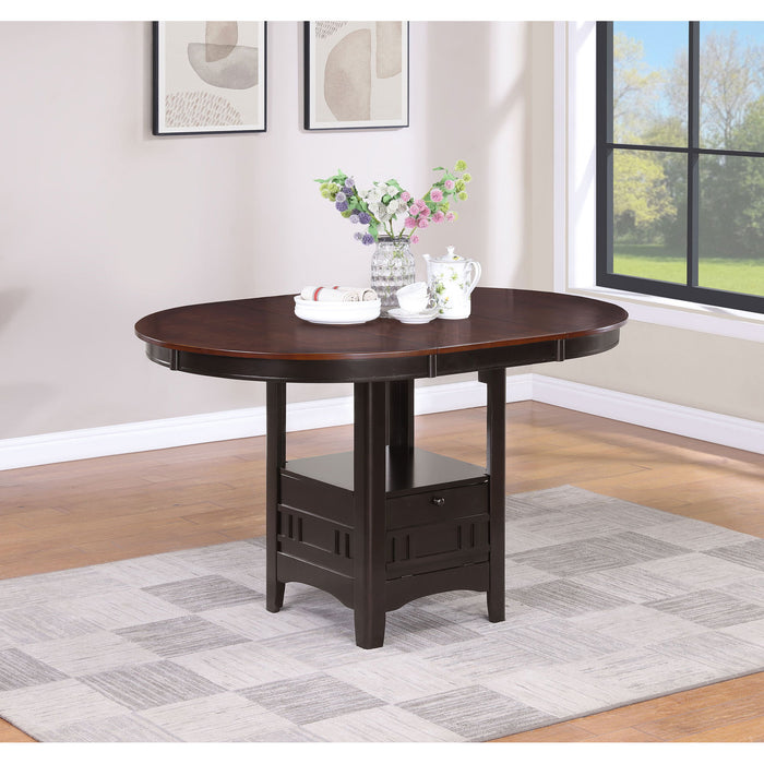 Hester - Extension Counter Dining Table - Chestnut