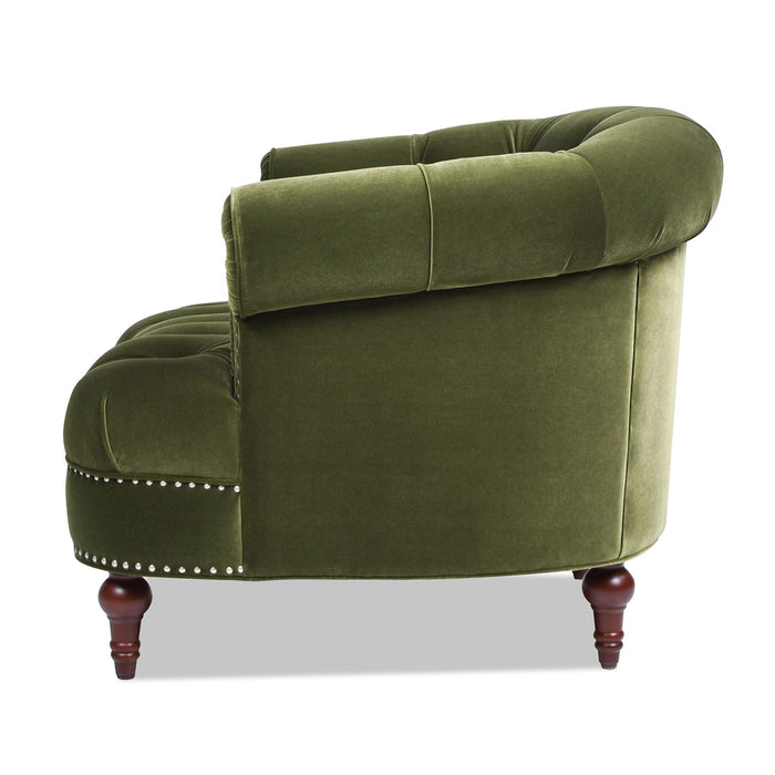 La Rosa - Victorian Tufted Upholstered Accent Chair