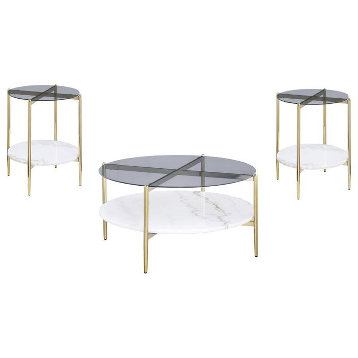 Jonelle - Round Coffee Table Set