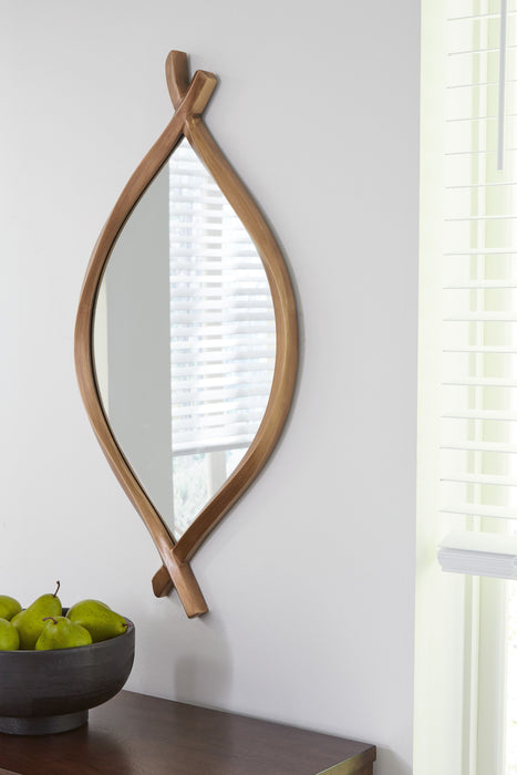 Bartner - Accent Mirror - Antique Gold Finish