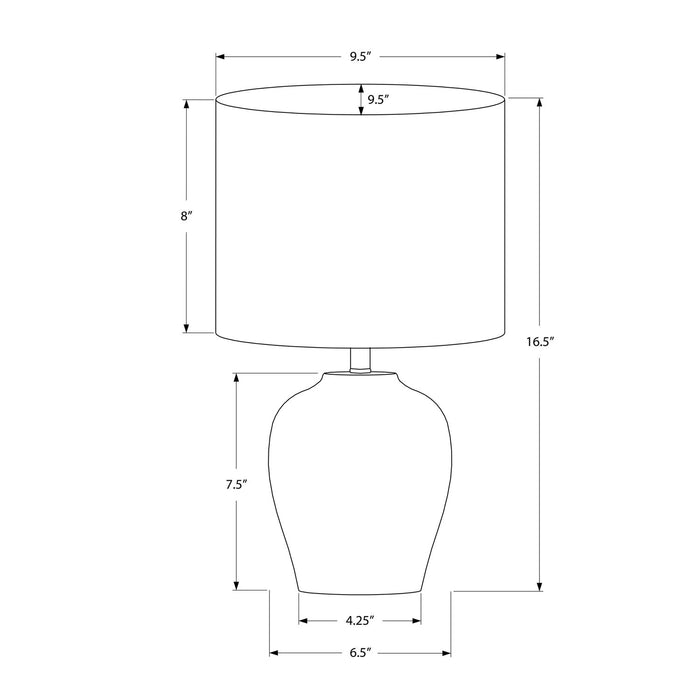 Lighting, Table Lamp, Transitional - Black / Cream