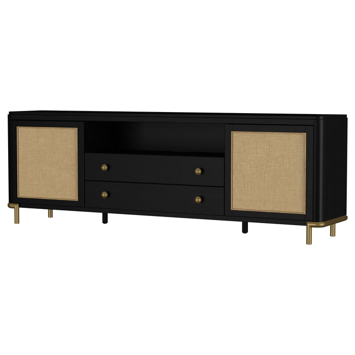 Benson - 2 Door TV Stand With Dual Drawers