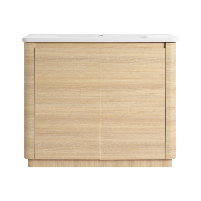Freestanding Bathroom Vanity With Sink & 2 Soft Close Doors