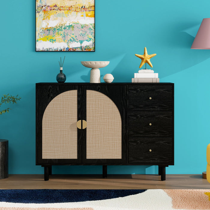 2 Door 3 Drawer Cabinet, Adjustable Storage System