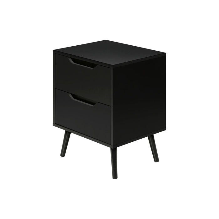 Modern Accent Table With Storage Drawers