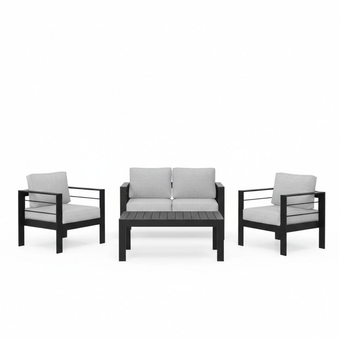 Outdoor Patio Set, All-Weather With Thick Cushions