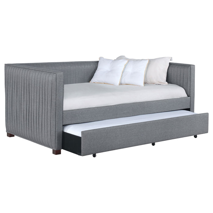 Vendman - Twin Daybed With Trundle - Gray