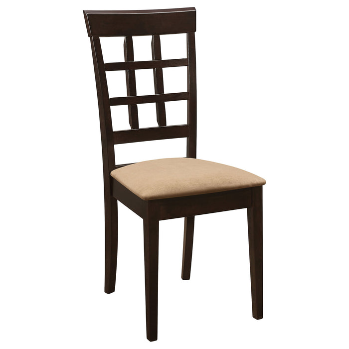 Lattice Back Dining Chair (Set of 2) - Brown